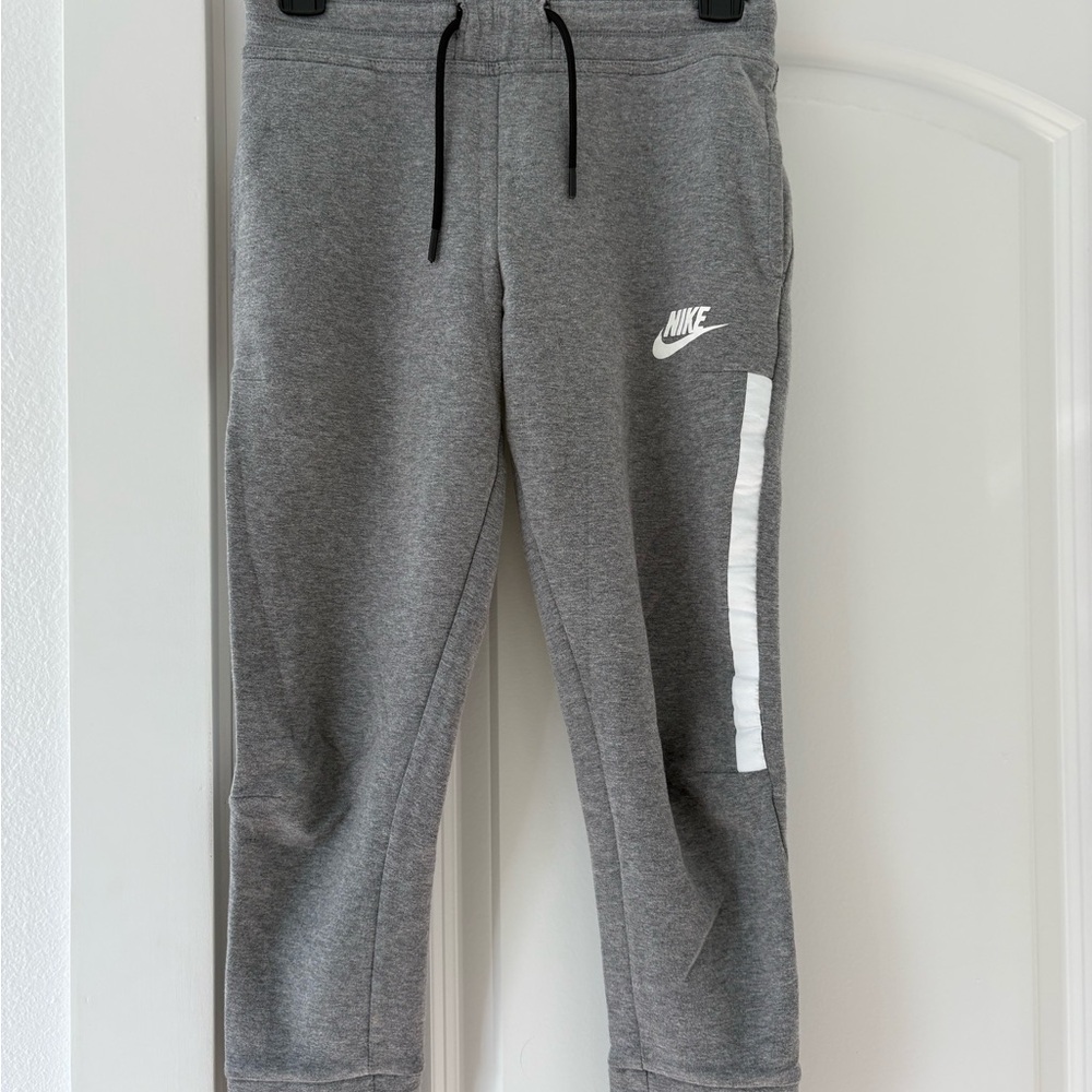 Nike Kids Charcoal Gray Sweatpants